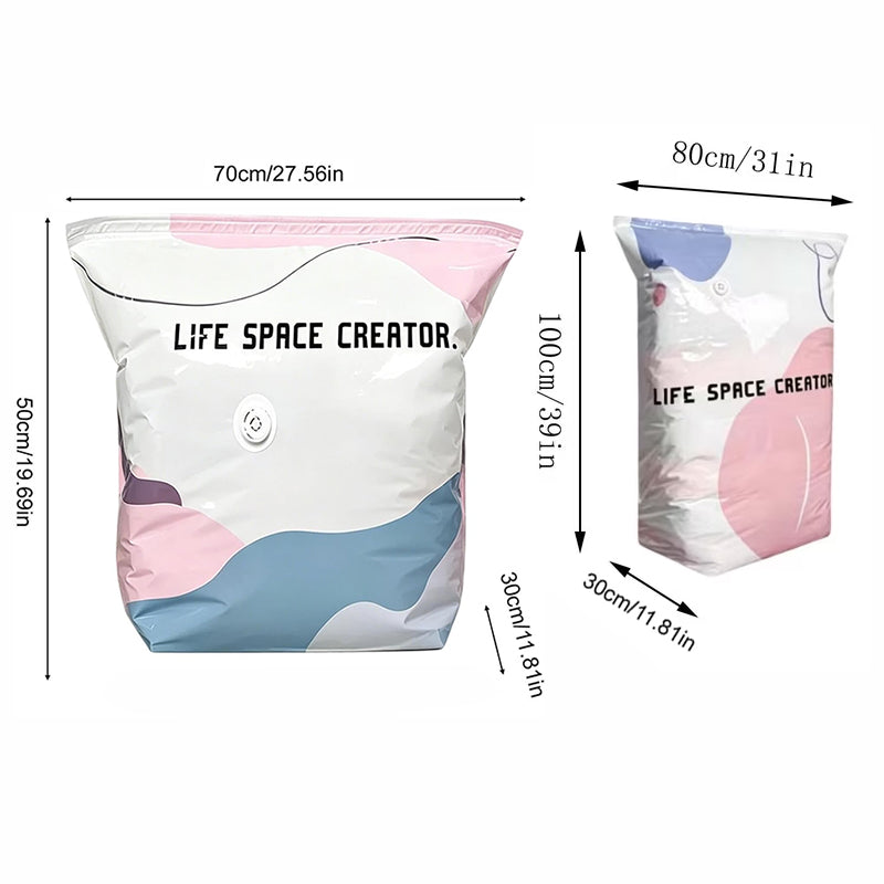 YD Space Saver Bags - No Pump Needed - 5 Pack