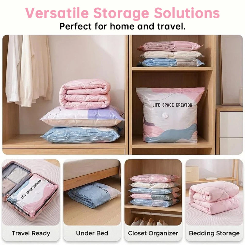 YD Space Saver Bags - No Pump Needed - 5 Pack